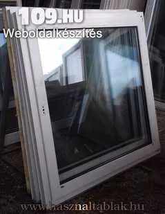 Bontott műanyag ablak 1 szárnyas kivitel csak nyíló típus 135x150-es méret